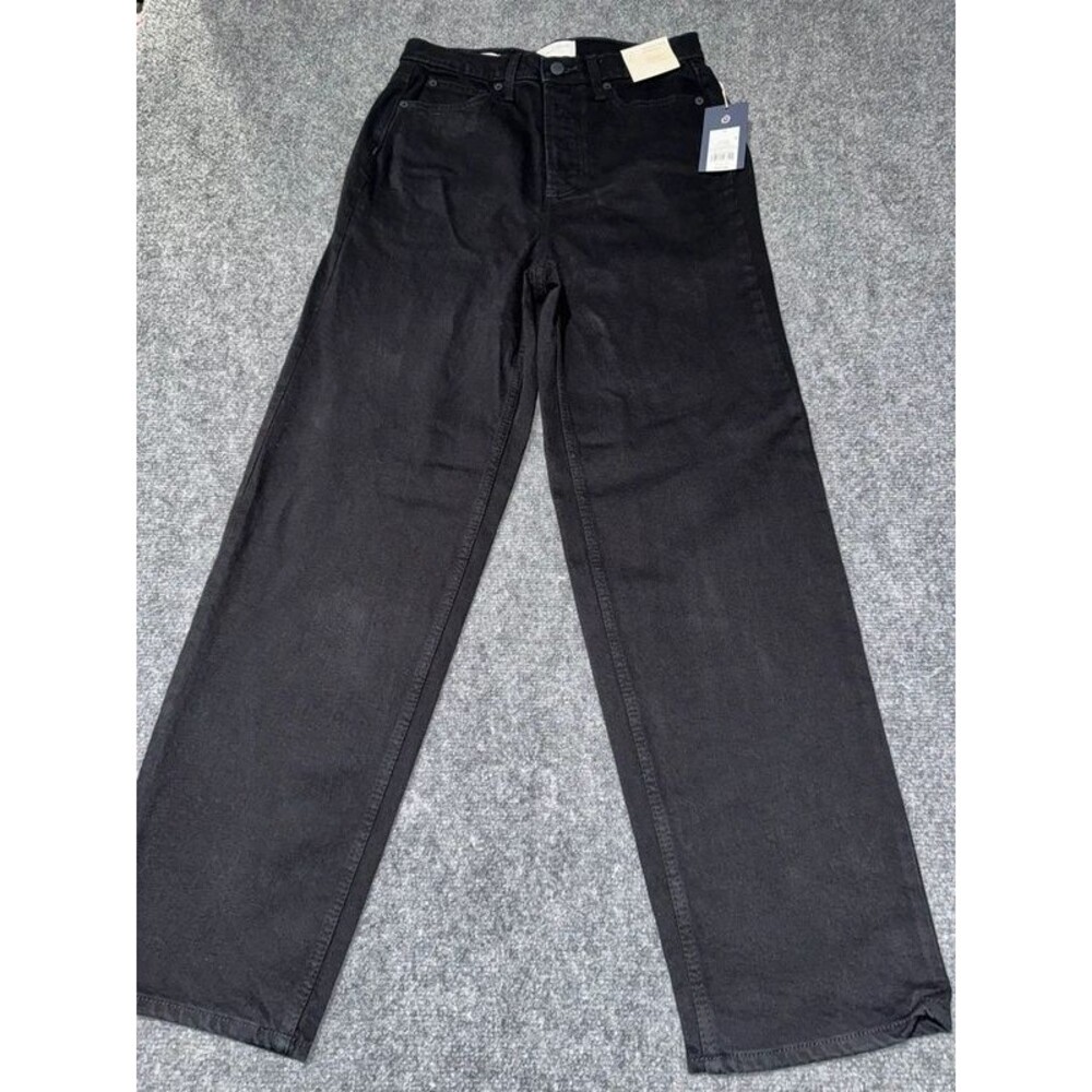 NWT~ Universal Threads sz 6 Black Highest Rise Straight Comfort Stretch Jeans 70